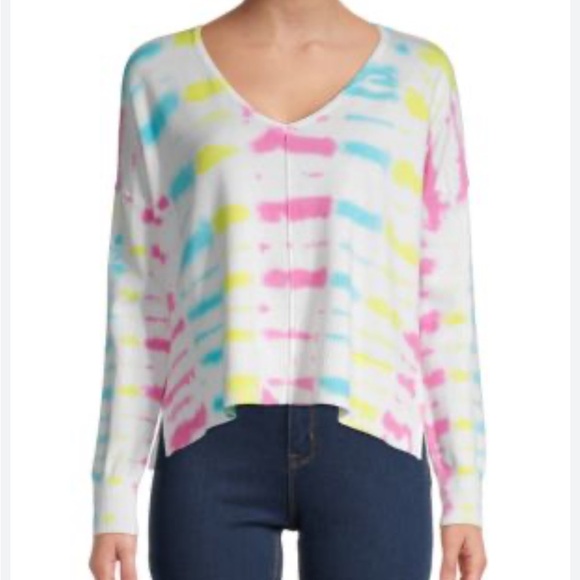 Central Park West Wisteria Tie-Dyed Sweater - Picture 3 of 6